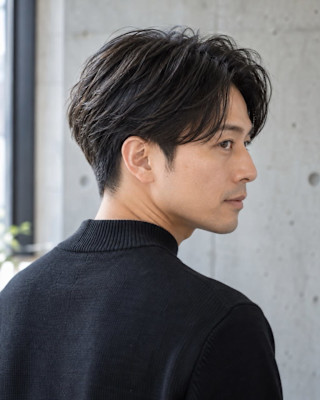 大人の上品センターパート