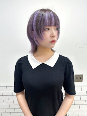 名古屋栄美容室　インナーカラー/フェイスフレーミング/ウルフ