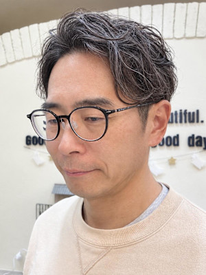 大人のメンズパーマ