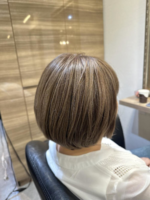 白髪ぼかしハイライト