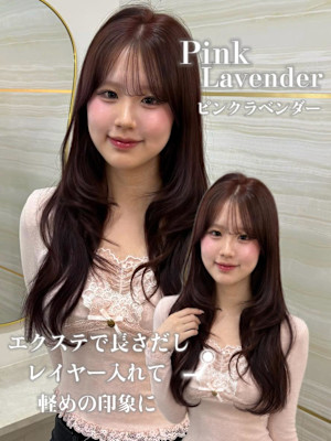 《鈴木茉奈》ピンクラベンダー/暖色/大人モテカラー