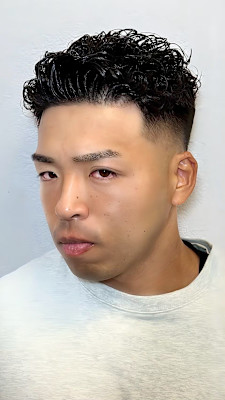 大宮メンズスパイラルパーマハイフェード