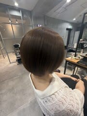 ショートスタイル×ベージュカラー