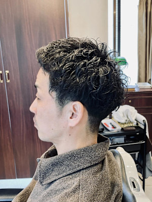 【50代 男性】ショートパーマ