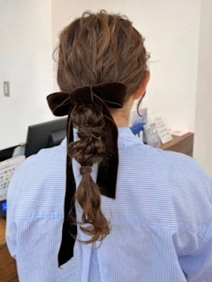 お呼ばれヘアセット
