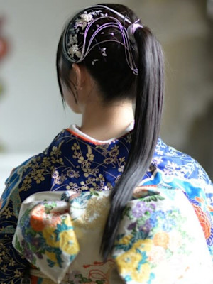 成人式 前撮り 和装ヘア アップスタイル ヘアアレンジ