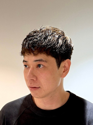 朝のセットがラク◎大人のナチュラルメンズショート