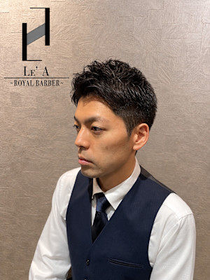 Le' A ～ROYAL BARBER～×ショート