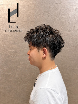 Le' A ～ROYAL BARBER～×ショート