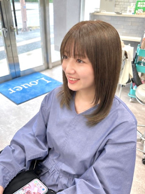 Louer hairmake×セミロング