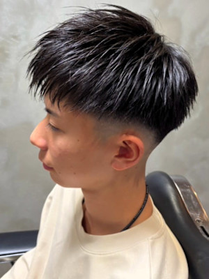 王道束感ショート 刈り上げ ツーブロック メンズショート
