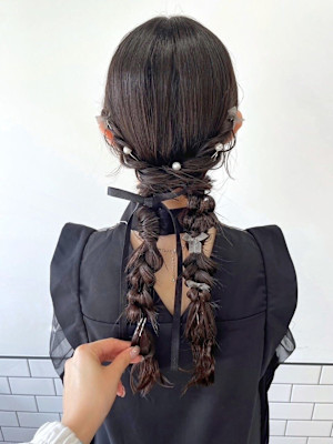 名古屋美容室パーティヘアアレンジ/お呼ばれヘアセット/結婚式