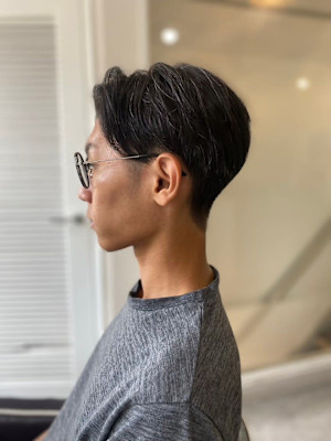 MEN'SHAIRカルマパーマアッシュブラック