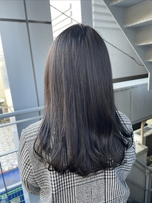 暗色透明感イルミナカラー髪質改善　栄/矢場町/上前津
