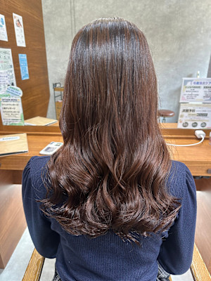 コテ巻きデジタルパーマ