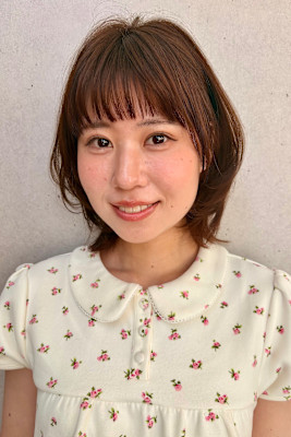 ショートバングレイヤー