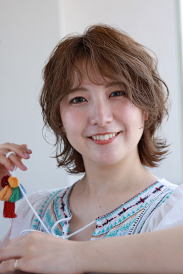 ニュアンスカールくびれボブ