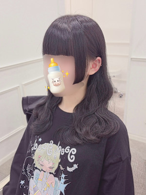重ためぱっつん前髪×リップライン姫カット＊まゆ