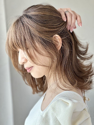 20代30代40代似合わせカットフルバングイメチェンスタイル