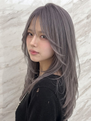 平日限定プライス★キャラデコで作る透け感グレージュ 赤みをし
