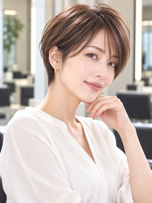 池袋 40代 大人女性｜若見え艶髪ベリーショート