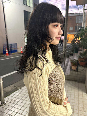 ロングレイヤーパーマ