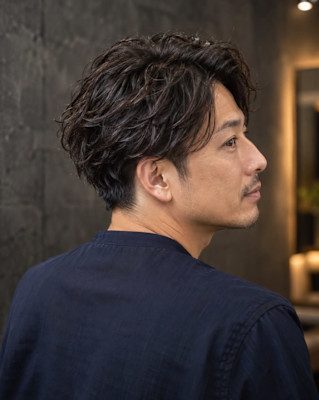 大人の自然な毛流れショート