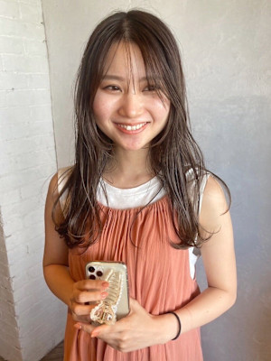 名古屋栄美容室 愛されグレージュ/顔まわりレイヤーカット
