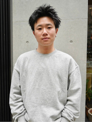 名古屋栄メンズ美容室 刈り上げ/アップバングショート