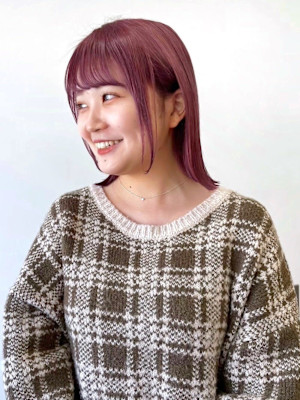 名古屋栄美容室 ハイトーンピンク/チェリーピンク