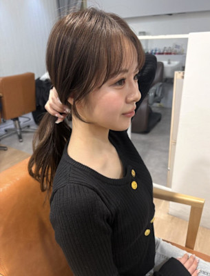 顔まわりカット