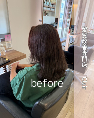 「髪質改善×白髪染め×まとまる大人ショート」