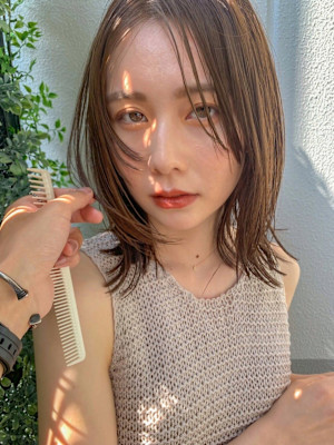 名古屋栄美容室 透明感/愛されブラウンカラー