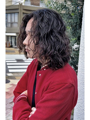 名古屋栄メンズ美容室 メンズスパイラルパーマ