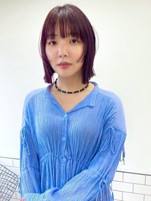 名古屋栄美容室 顔まわりレイヤーカット