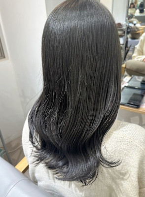 艶髪・透明感グレーカラー