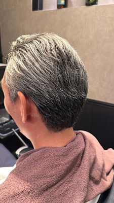 シチサンオールバックスタイル