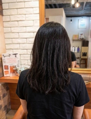 軽やかな動きのあるレイヤーミディアム【555スタイル】