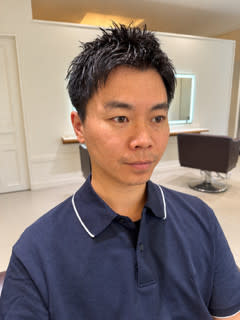スパイキーショート/ゆるふわバング シースルーバング