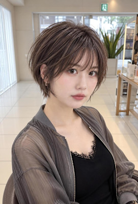 40代ふんわりくびれショート