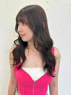名古屋栄美容室 透明感カラー×グレージュ