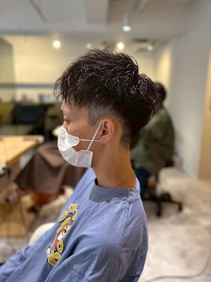 20代30代40代◎ツーブロックショートパーマ