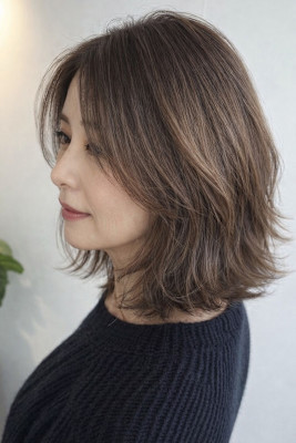 40代以上の方へ　　似合わせカット＋頭皮に優しい白髪染め