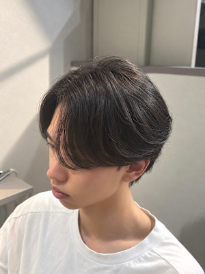 毛流れセンターパート