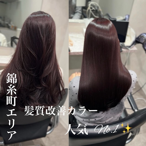 錦糸町美容室 RAIN 髪質改善/個室サロン/カラー(キンシチョウビヨウシツレインカミシツカイゼンコシツサロンカラー)