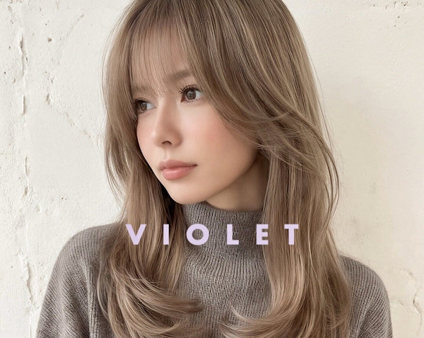 VIOLET  ～隠れ家サロン～ブリーチ/髪質改善/レイヤー(ヴァイオレット)