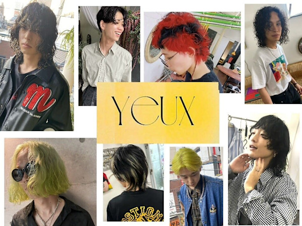 yeux メンズパーマ/ブリーチ/ハイライト/メンズカット(イユ メンズパーマ ブリーチ ハイライト メンズカット)