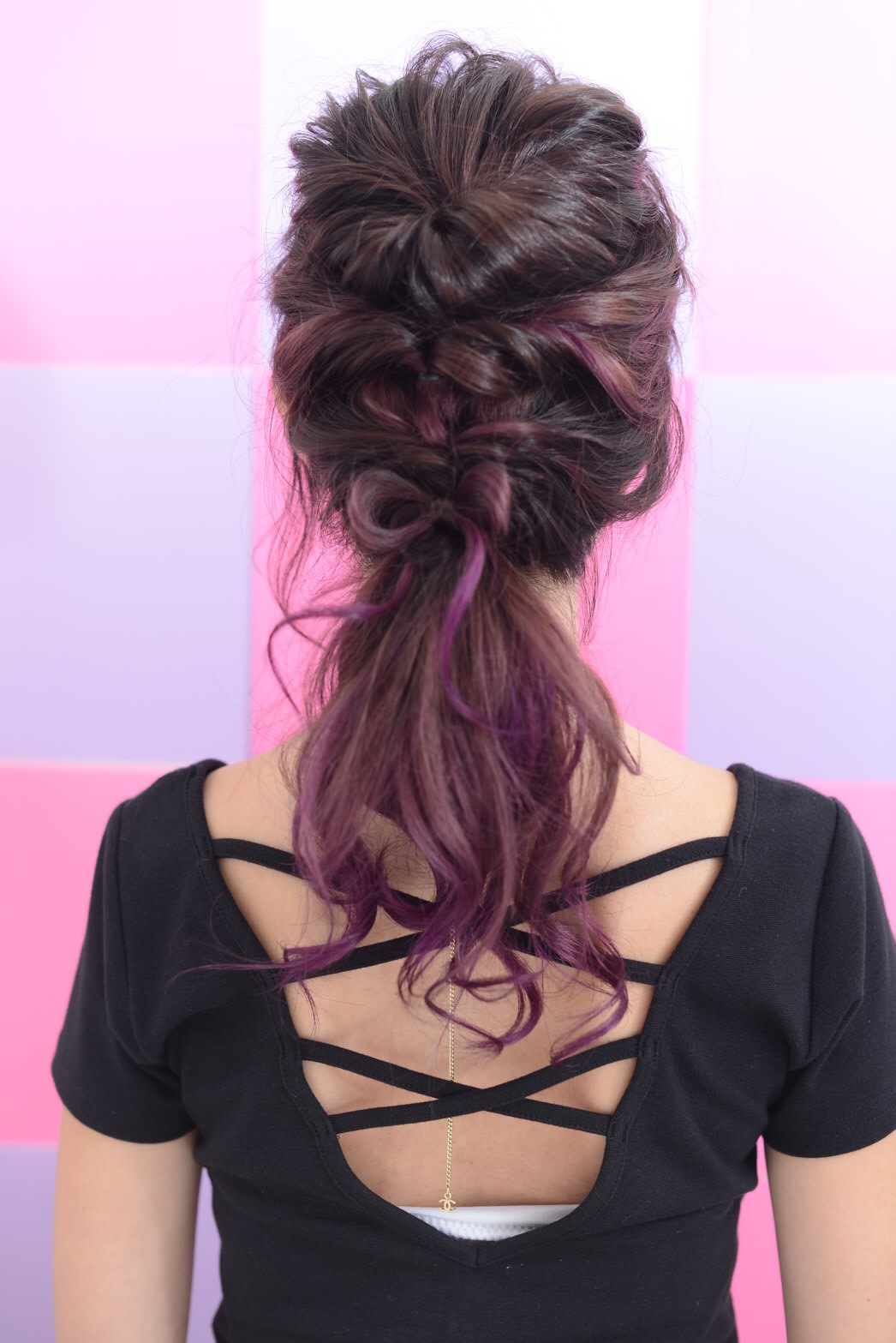 個室型美容室 GUL GUL 新小岩店【コシツガタビヨウシツグルグルシンコイワテン】のスタイル紹介。ダブルカラー＋アレンジ♪