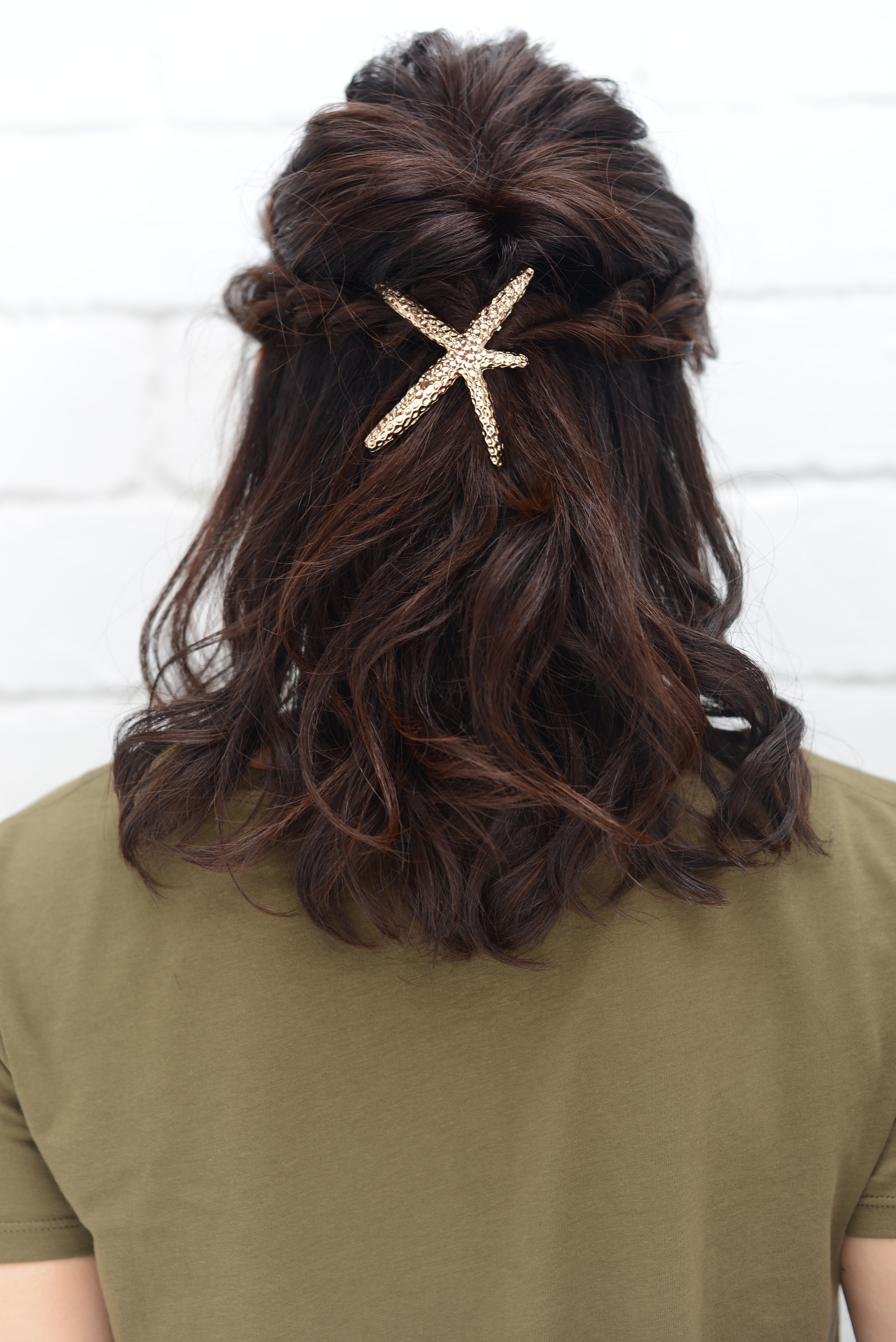 個室型美容室 GUL GUL 新小岩店【コシツガタビヨウシツグルグルシンコイワテン】のスタイル紹介。簡単ハーフアップスタイル