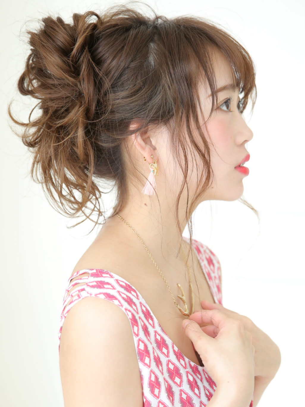 GALETTE UMEDA【ガレットウメダ】のスタイル紹介。透け感色っぽ可愛い★ルーズアレンジ